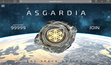 Asgardia Welcomes Over 100000 Citizen Applications In 48 Hours And