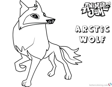 Arctic Hare Coloring Page At Free