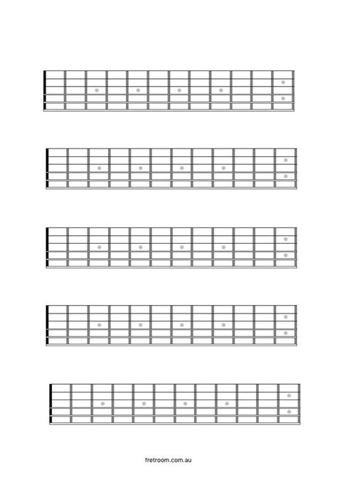You must memorice and then you will visualice the bass. Neck Diagram 05x12 - 5 Blocks with 12 Frets each. in 2019 | Music theory guitar, Music chords ...