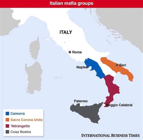 Italian Mafia Territory Map Mapporn Mafia Map Italian Mafia Aesthetic