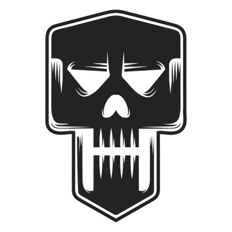 Evil Skull Icon Black Transparent Png And Svg Vector File