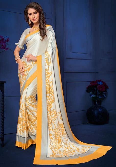 Pin By Milailani On Saris Galore Satin Saree Silk Sarees With