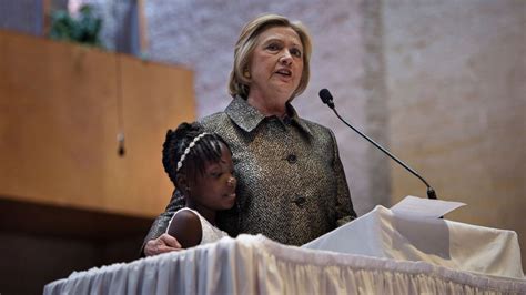 Clinton Says Her White Grandchildren Are Spared The Fearful Experiences