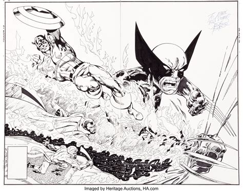 John Byrne Marvel Comics Presents 47 Wrap Around Cover Wolverine Lot