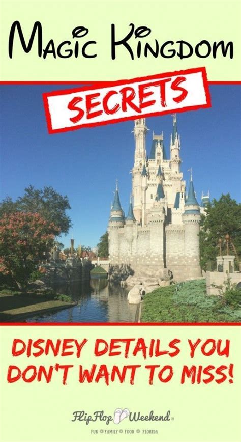 Disney Secrets Hidden Details At The Magic Kingdom Via Flipflopweekend Disney World Secrets
