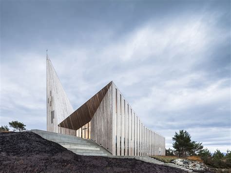 Angular Formed Church Of Knarvik By Reiulf Ramstad Opens In Norway