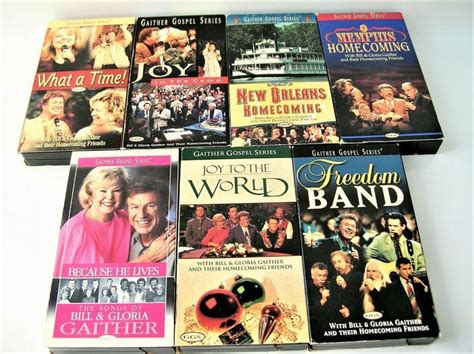 Vhs Tapes Gaither Gospel Series Lot Memphis New Orleans Freedom Band Ebay Gaither