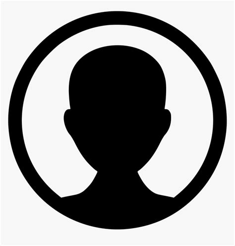 Male Shadow Circle Default Profile Image Round Hd Png Download