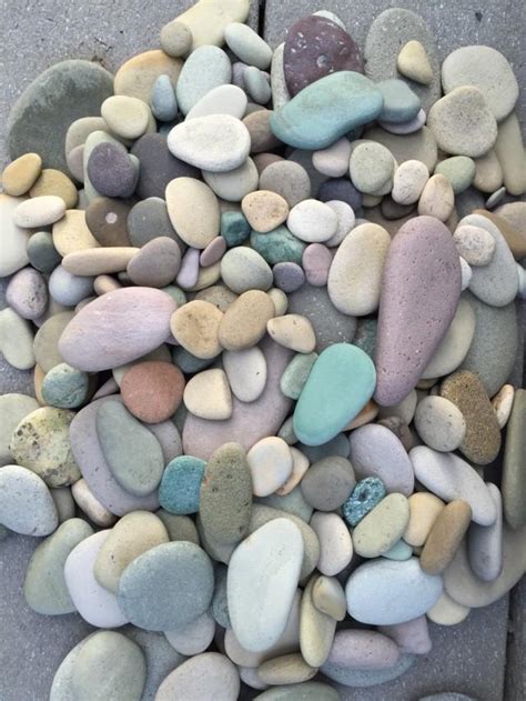 Colorful River Rocks From Alaska Pastel Stones Garden Decor