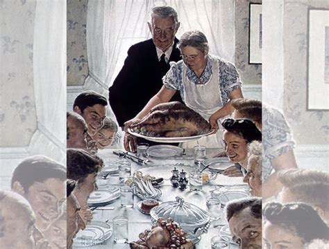 A Thanksgiving To Remember Norman Rockwell’s “freedom From Want” National Catholic Register