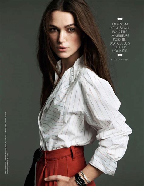 Keira Knightley Poses In Sophisticated Styles For Elle France