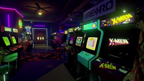 Retro Arcade Room Live Wallpaper Wallpaperwaifu