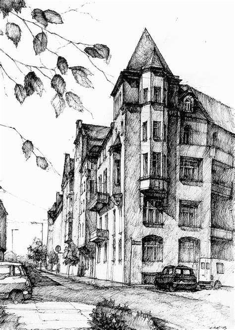 13 Wyspiańskiego Street Łukasz Gać Domin Poznan Architectural Drawings