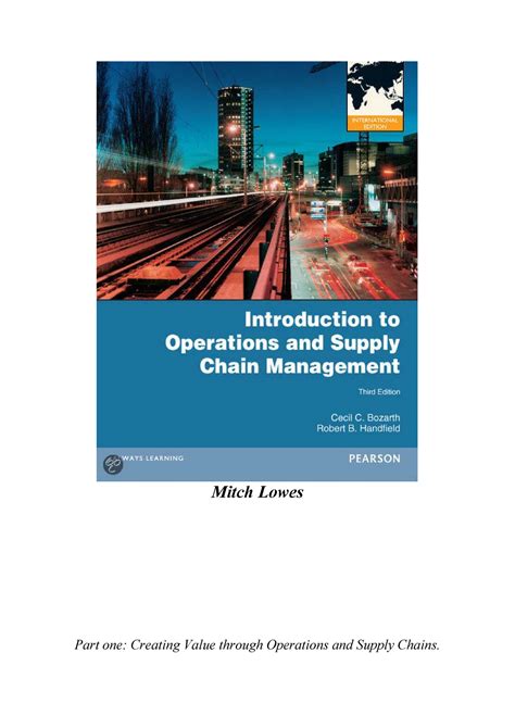 Summary Fundamentals Of Supply Chain Management Item S Complete