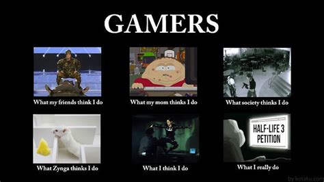 What People Think Gamers Do