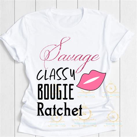 savage classy bougie ratchet svg cut file cricut iron on etsy