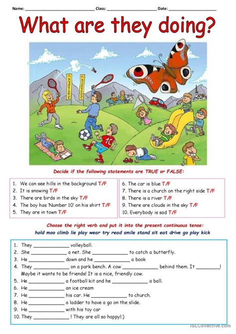 What Are You Doing Worksheet Worksheets For Kindergarten