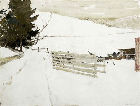 Andrew Wyeth Not Plowed 1985 Watercolor A Photo On Flickriver
