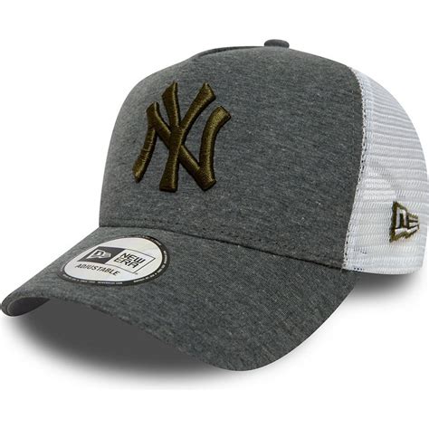 Yankees trucker hat new era. New Era Brown Logo 9FORTY Essential Jersey New York ...