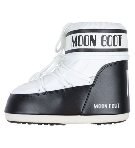 moon boot vinterstøvler icon low nylon hvid fragtfri i dk