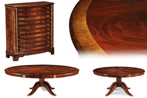& up kitchen and dining room tables to reflect your style and inspire your home. Extra Large Round Mahogany Dining Table Seats 6 to 12 People | Mahogany dining table, Round ...