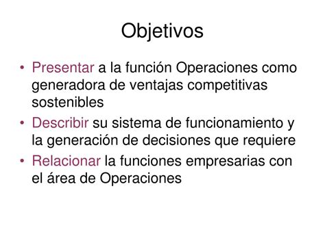 Ppt Administración De Operaciones Powerpoint Presentation Free Download Id2952790