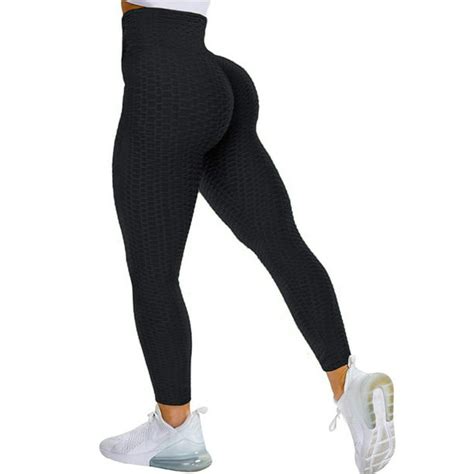 Miss Moly Womens Scrunched Workout Leggings Textured Booty Yoga