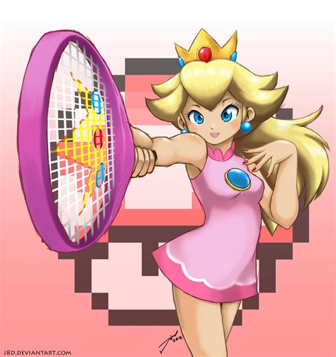 Princess Peach In Mario Tennis Nintendo Princess Mario Nintendo Mario