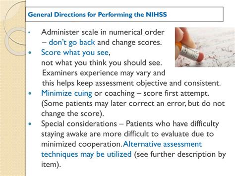 Ppt Nih Stroke Scale Assessment Of The Acute Stroke Patient