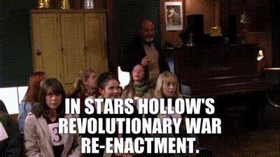 YARN IN STARS HOLLOW S REVOLUTIONARY WAR RE ENACTMENT Gilmore