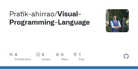 Github Pratik Ahirraovisual Programming Language