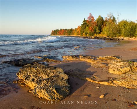 Rugged Shoreline Of Lake Superior Michigan Gary Alan Nelson Photography