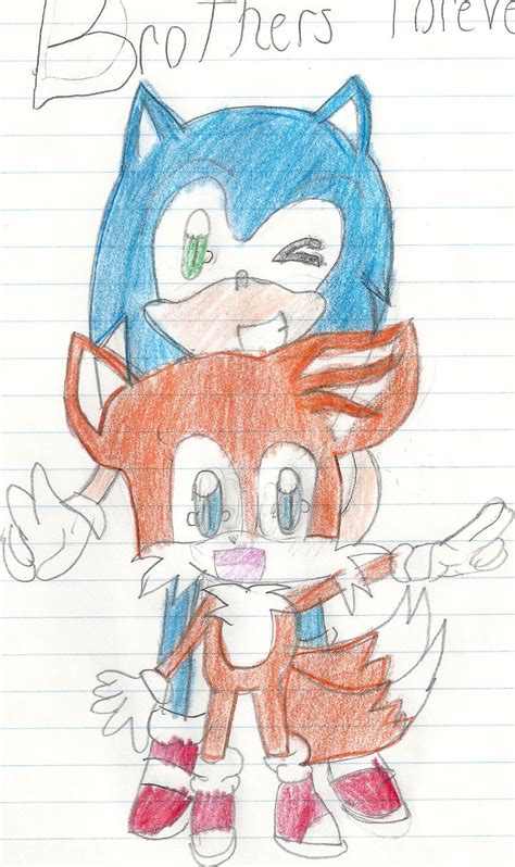 Sonic And Tails Brothers Forever By Xderin Chan On Deviantart