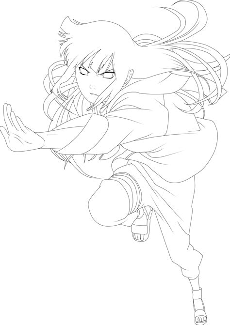 How To Draw Hinata Hyuga From Naruto Drawingtutorials101 Com Artofit