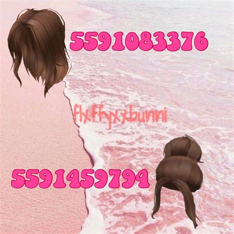 Roblox Hair Id Codes Aesthetic Roblox Hair Codes Welcome Back To My