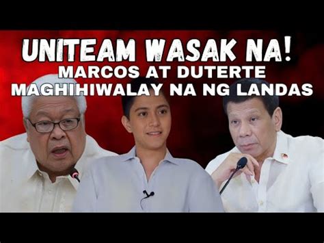 Nakakalungkot Samahang Duterte At Marcos Mawawasak Na Sandro Marcos