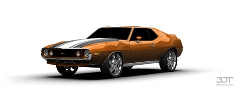 Custom Painted Javelin 3dtuning Of Amc Javelin Amx Coupe 1971