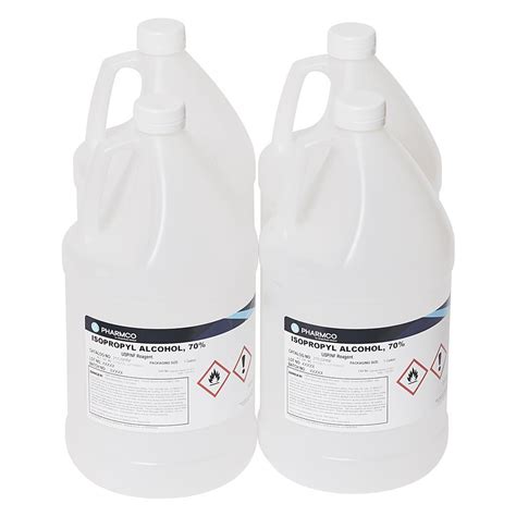 Pharmco Greenfield Isopropyl Alcohol 70 211uspnfcsgl 70 Isopropyl