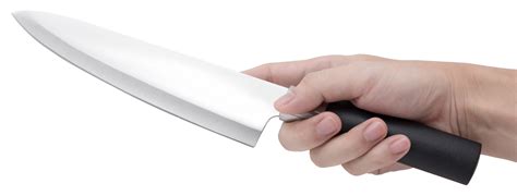 hand holding knife isolated 11906428 png