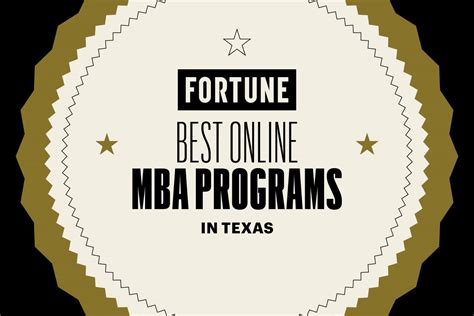 Best Online Mba Programs In Texas Fortune