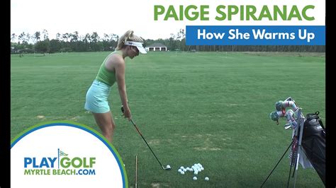 Tiptuesday Paige Spiranac Shows You How She Warms Up Youtube