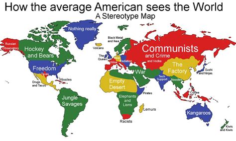 how the average american sees the world realfunny
