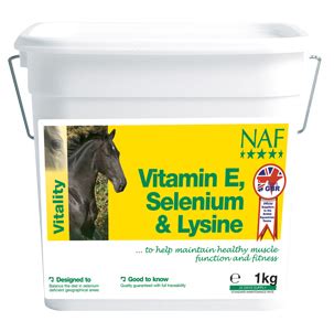 Our vitamin e supplement for horses is vital for maintaining healthy horse muscle and nerve function and supports a strong immune system in horses of vitamin e cannot be synthesized by the horse; NAF Vitamin E Selenium Lysine Supplement for 🐴 Horses