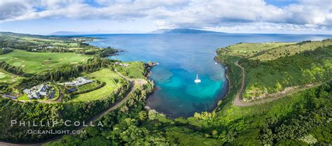 Honolua Bay In West Maui Aerial Photo Hawaii 38162