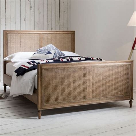 Annecy Rattan Bed Weathered
