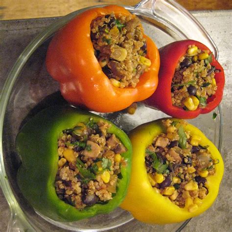 Easy Vegan Stuffed Bell Peppers Recipe Allrecipes