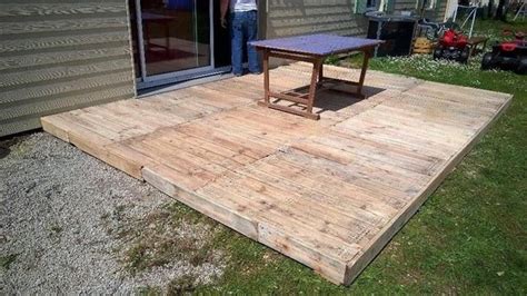 Outdoor Pallet Flooring Or Deck Pallet Deck Diy Pallet Decking Deck