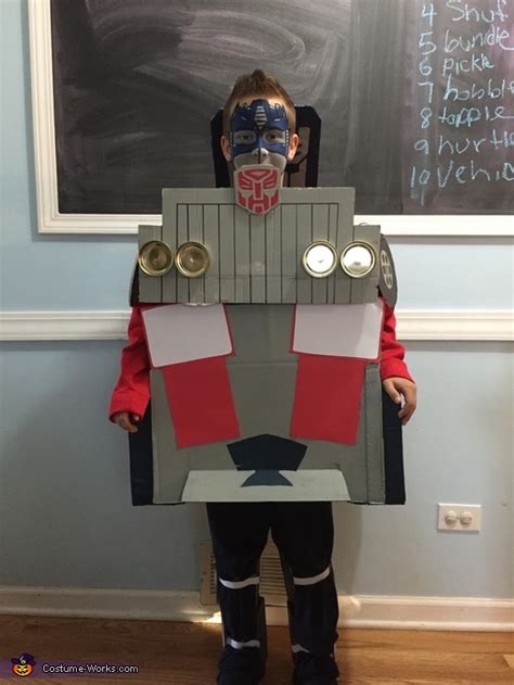 Diy Transforming Optimus Prime Halloween Costume Diy Costumes Under 65