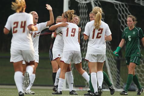 The Womens Soccer Team Is Congratulating Each Other