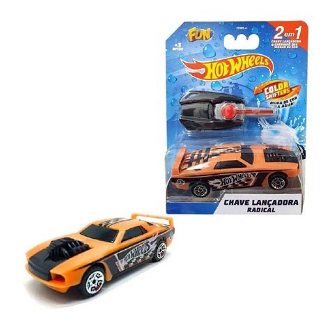 hot wheels lançador carrinho laranja color shifter f0003 fun lançadores de carros magazine luiza